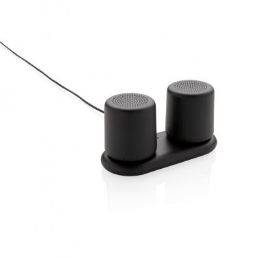 Logo trade business gift photo of: Double induction charging speaker