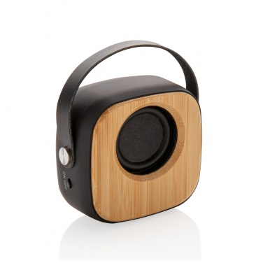 Logo trade promotional giveaway photo of: Bamboo 3W Wireless Fashion Speaker