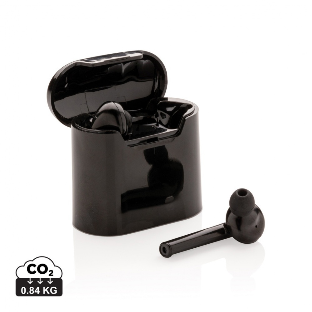 Logo trade advertising products picture of: Liberty wireless earbuds in charging case