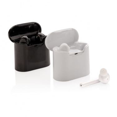 Logotrade promotional giveaway image of: Liberty wireless earbuds in charging case