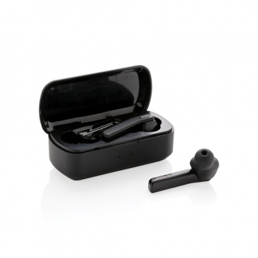 Logo trade corporate gift photo of: Free Flow TWS earbuds in charging case