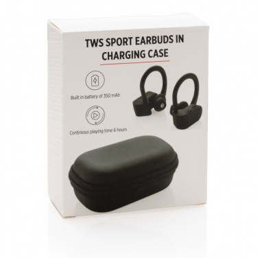 Logotrade business gifts photo of: TWS sport earbuds in charging case