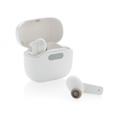 Logo trade promotional merchandise photo of: TWS earbuds in UV-C sterilising charging case