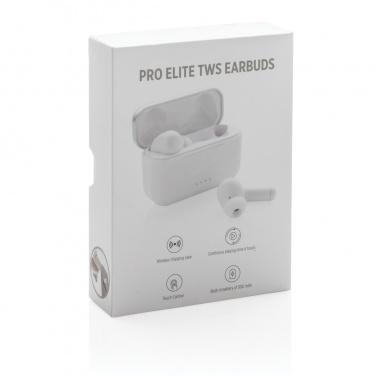 Logo trade business gifts image of: Pro Elite TWS earbuds