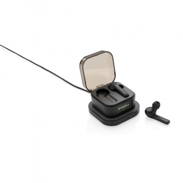 Logotrade business gift image of: TWS earbuds in wireless charging case