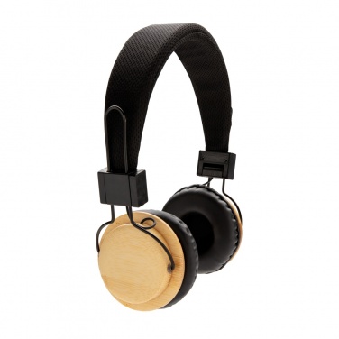 Logotrade corporate gift picture of: Bamboo wireless headphone