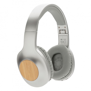 Logotrade promotional gift picture of: Dakota Bamboo wireless headphone