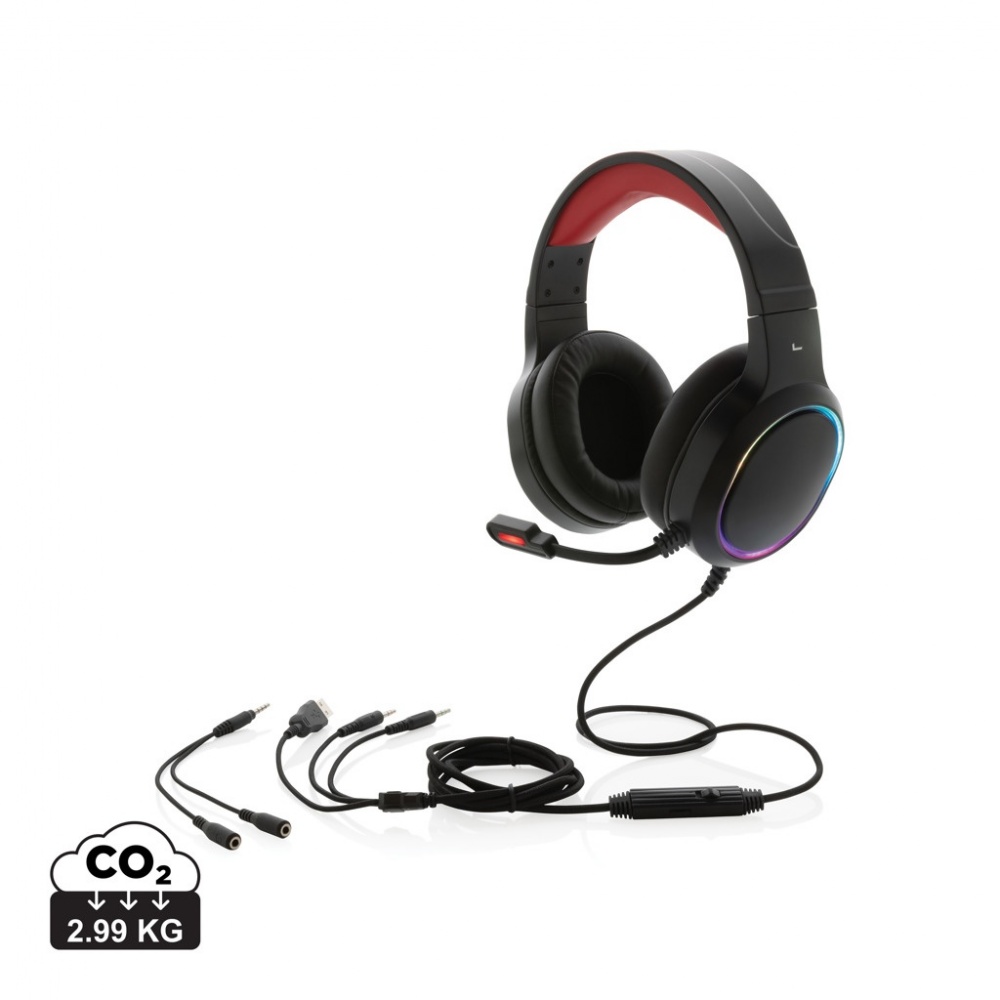 Logotrade promotional gift picture of: RGB gaming headset