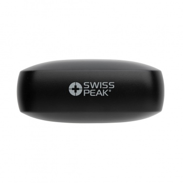 Logo trade corporate gifts image of: Swiss Peak ANC TWS earbuds