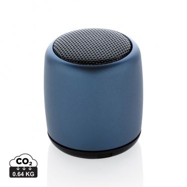 Logo trade promotional giveaway photo of: Mini aluminium wireless speaker