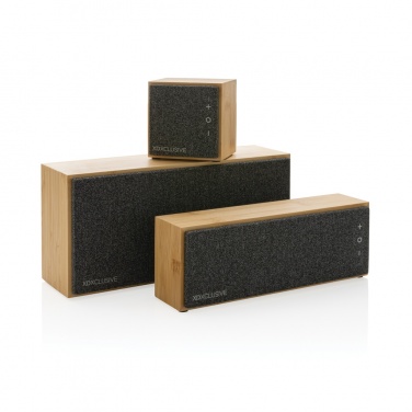 Logo trade promotional giveaways picture of: Wynn 5W bamboo wireless speaker