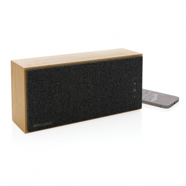 Logotrade promotional item image of: Wynn 20W bamboo wireless speaker