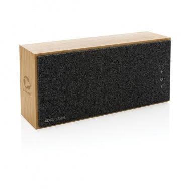 Logo trade promotional items picture of: Wynn 20W bamboo wireless speaker