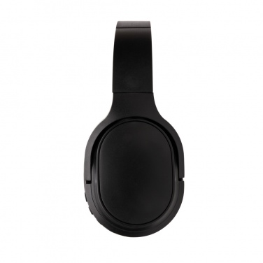 Logo trade promotional merchandise photo of: RCS recycled plastic Elite Foldable wireless headphone