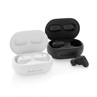 Logotrade promotional product image of: Urban Vitamin Gilroy hybrid ANC and ENC earbuds