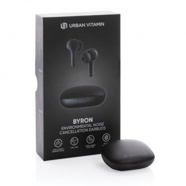 Logo trade promotional merchandise photo of: Urban Vitamin Byron ENC earbuds