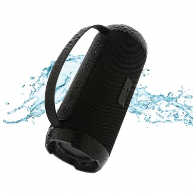 Logo trade promotional giveaways image of: RCS recycled plastic Soundboom waterproof 6W speaker