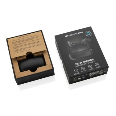 Logotrade promotional giveaway picture of: Urban Vitamin Palm Springs RCS rplastic ENC earbuds