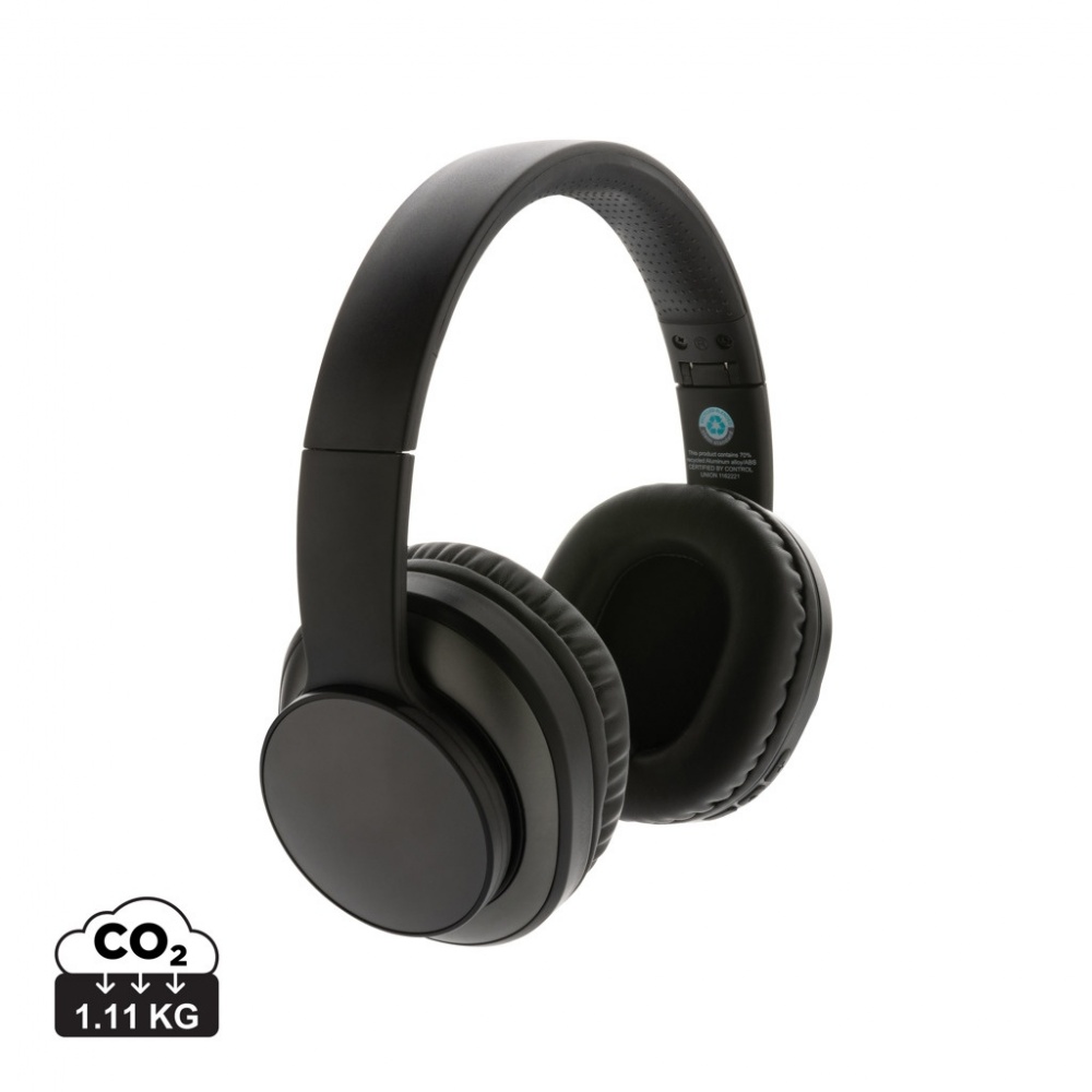 Logotrade advertising product picture of: Terra RCS recycled aluminium wireless headphone