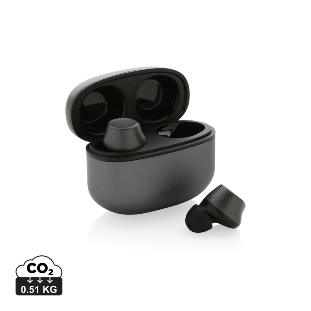 Logotrade business gift image of: Terra RCS recycled aluminium wireless earbuds