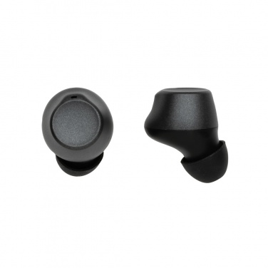 Logo trade advertising products image of: Terra RCS recycled aluminium wireless earbuds