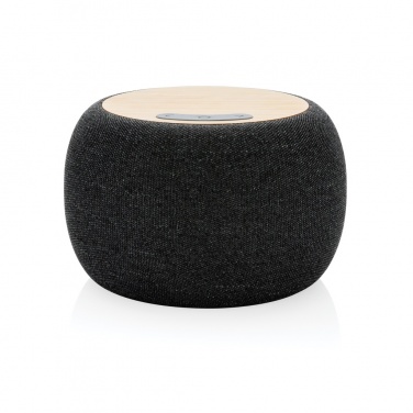 Logotrade promotional gift image of: RCS Rplastic/PET and bamboo 5W speaker