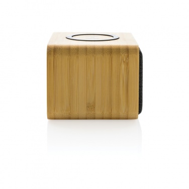 Logo trade advertising product photo of: RCS Rplastic 3W speaker with bamboo 5W wireless