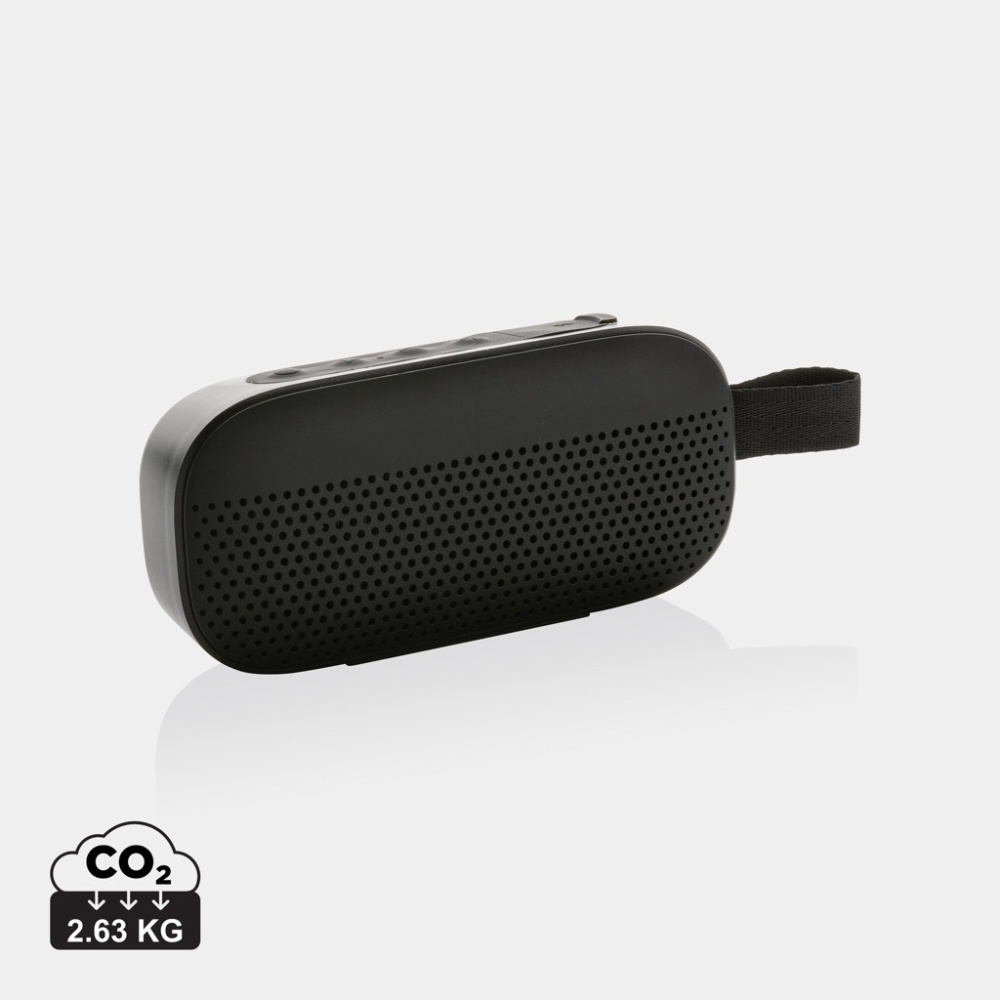 Logo trade promotional item photo of: RCS recycled plastic Soundbox 5W speaker