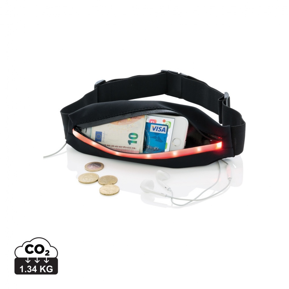 Logo trade business gifts image of: Running belt with LED