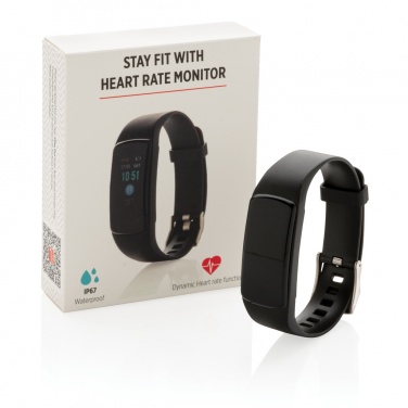 Logo trade promotional merchandise picture of: Stay Fit with heart rate monitor