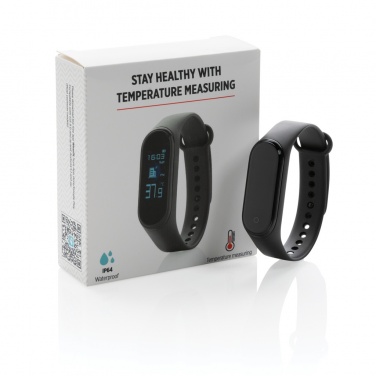 Logo trade promotional giveaways image of: Stay Healthy Bracelet Thermometer