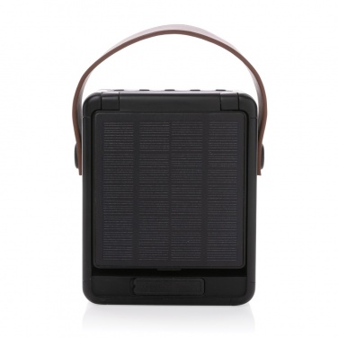 Logo trade corporate gifts image of: Skywave RCS recycled plastic solar speaker 12W