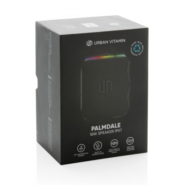 Logotrade corporate gift image of: Urban Vitamin Palmdale RCS rplastic 16W speaker IPX7