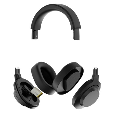 Logotrade promotional item picture of: Irvine RCS recycled and repairable ANC wireless headphone