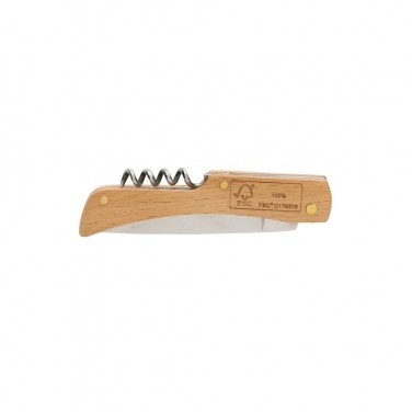 Logotrade advertising product image of: Wooden knife with bottle opener