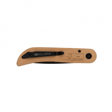 Logo trade promotional merchandise picture of: Nemus Luxury Wooden knife with lock