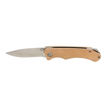 Logo trade promotional item photo of: Wooden outdoor knife