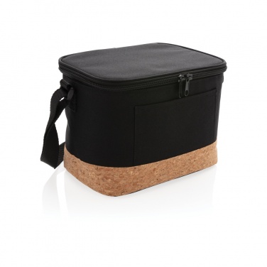 Logo trade corporate gift photo of: Two tone cooler bag with cork detail