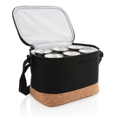 Logo trade promotional merchandise photo of: Two tone cooler bag with cork detail