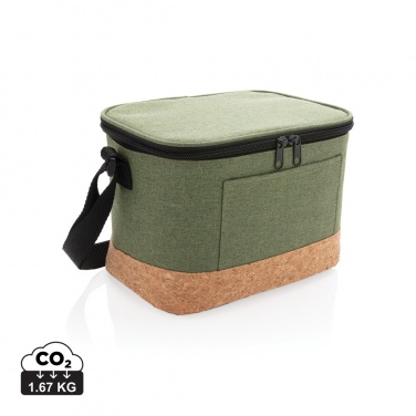 Logotrade advertising products photo of: Two tone cooler bag with cork detail