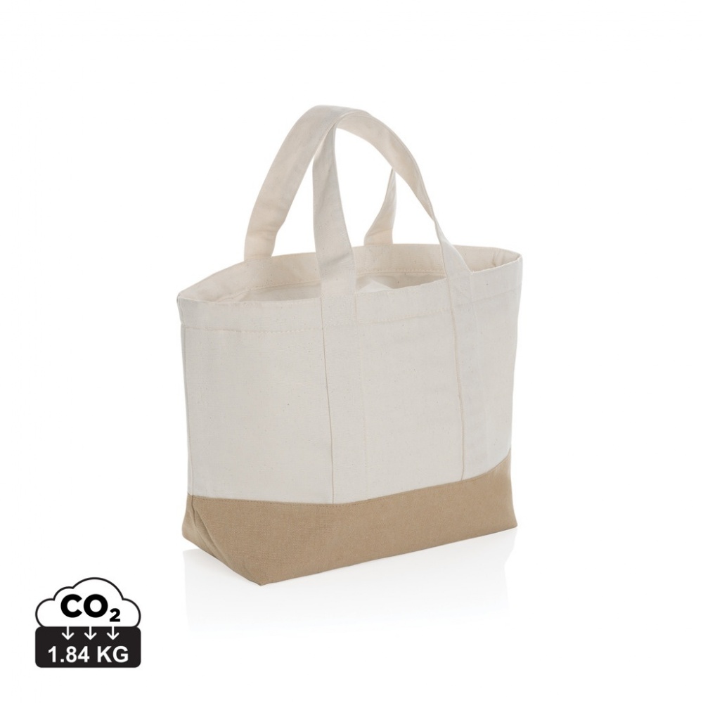 Logo trade promotional item photo of: Impact Aware™ 285 gsm rcanvas cooler bag undyed