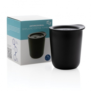 Logo trade promotional item photo of: Simplistic antimicrobial coffee tumbler