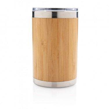 Logo trade promotional merchandise image of: Bamboo coffee to go tumbler