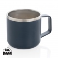 Stainless steel camp mug, blue