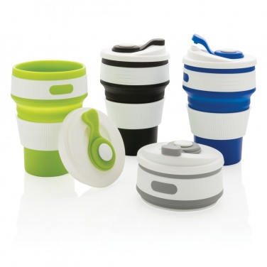 Logo trade promotional products image of: Foldable silicone cup