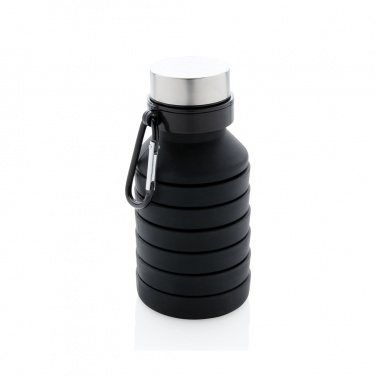 Logotrade promotional gift image of: Leakproof collapsible silicone bottle with lid