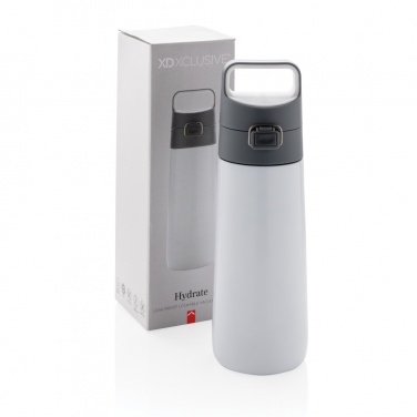 Logo trade promotional item photo of: Hydrate leak proof lockable vacuum bottle