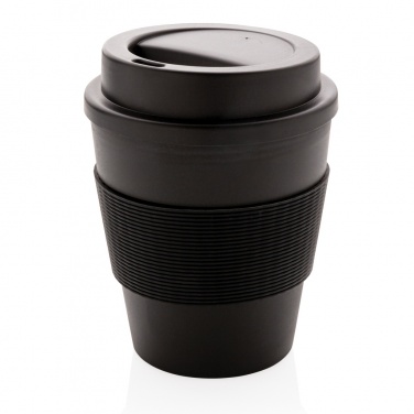 Logo trade promotional giveaways image of: Reusable Coffee cup with screw lid 350ml