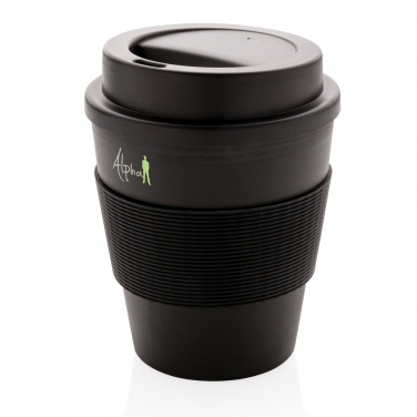 Logotrade promotional item image of: Reusable Coffee cup with screw lid 350ml