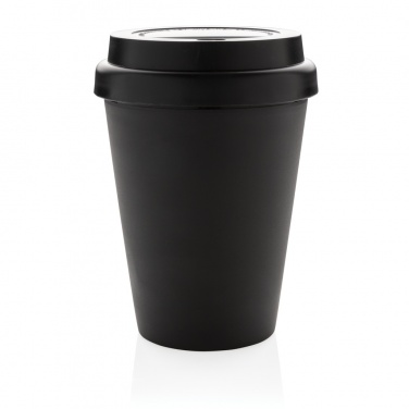 Logo trade promotional items picture of: Reusable double wall coffee cup 300ml